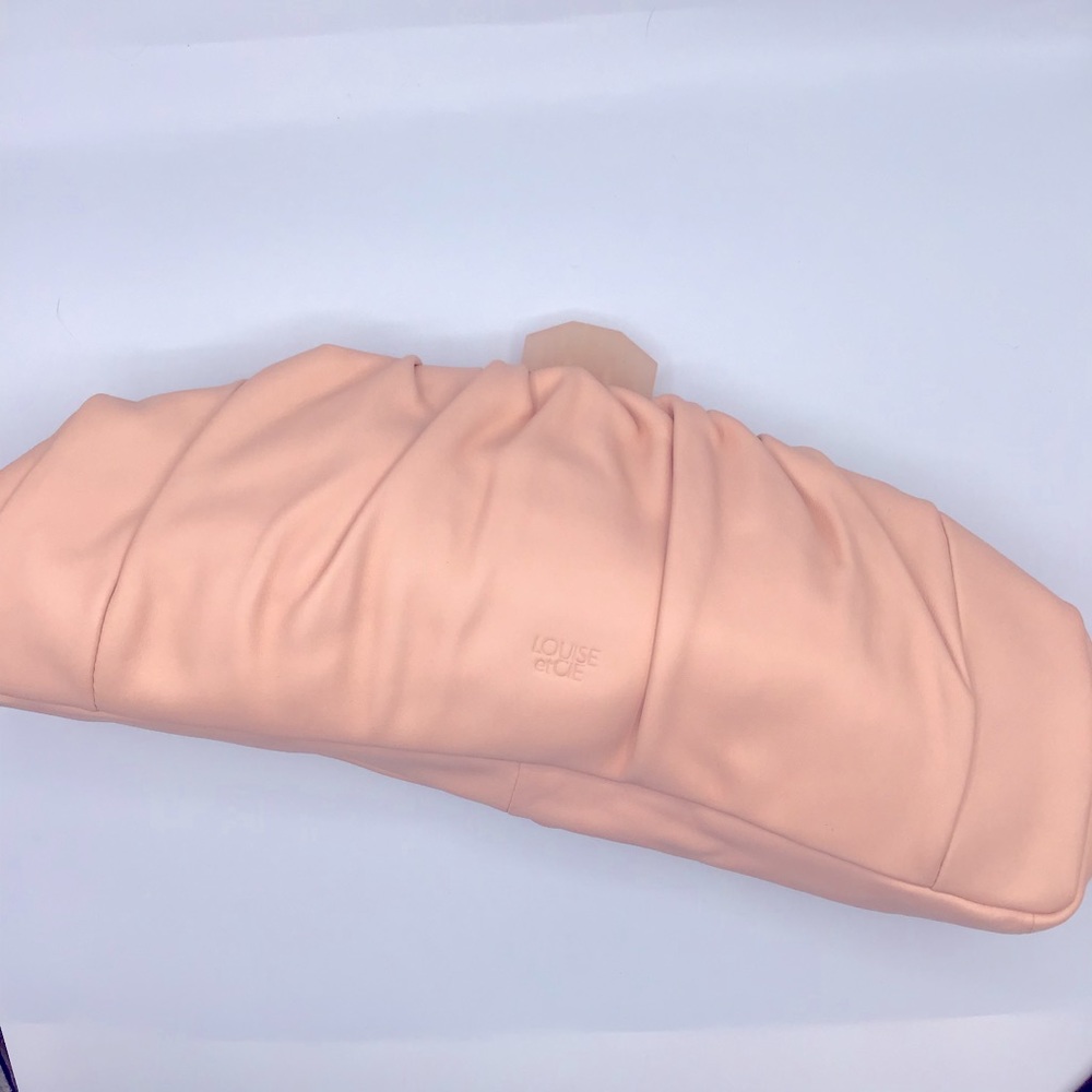 Louise Et Cie lo Loni Pillow Clutch Powder Pink Bag NWT